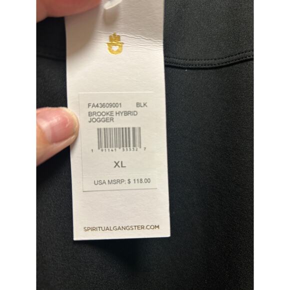 NWT Spiritual Gangster Brooke Hybrid Jogger, Black - XL - Picture 10 of 10